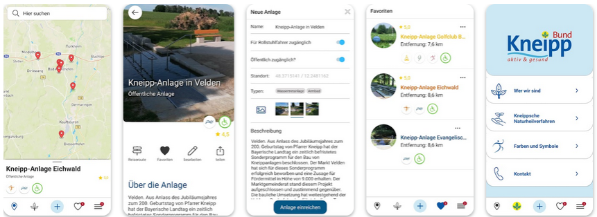 Screenshot App Kneipp-Anlagen bei Google Play