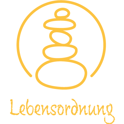 Logo Element Lebensordnung mit Text transparent